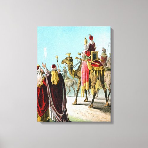 Wise men of the East or Three Kings Canvas Print