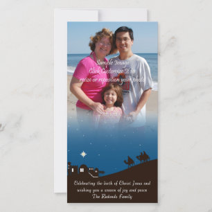 Wise Men Seek Him Photo Christmas Card