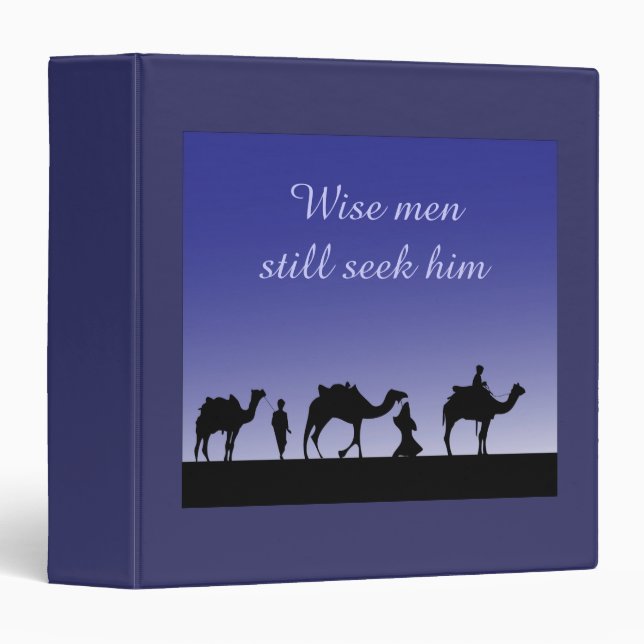 Wise Men Still Seek Him 3 Ring Binder (Front/Spine)
