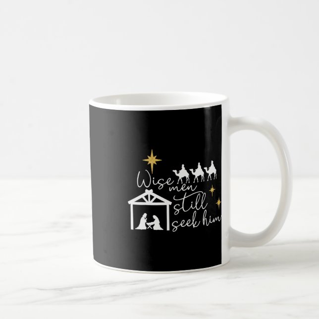 Wise Men Still Seek Him Christian Christmas Jesus  Coffee Mug (Right)