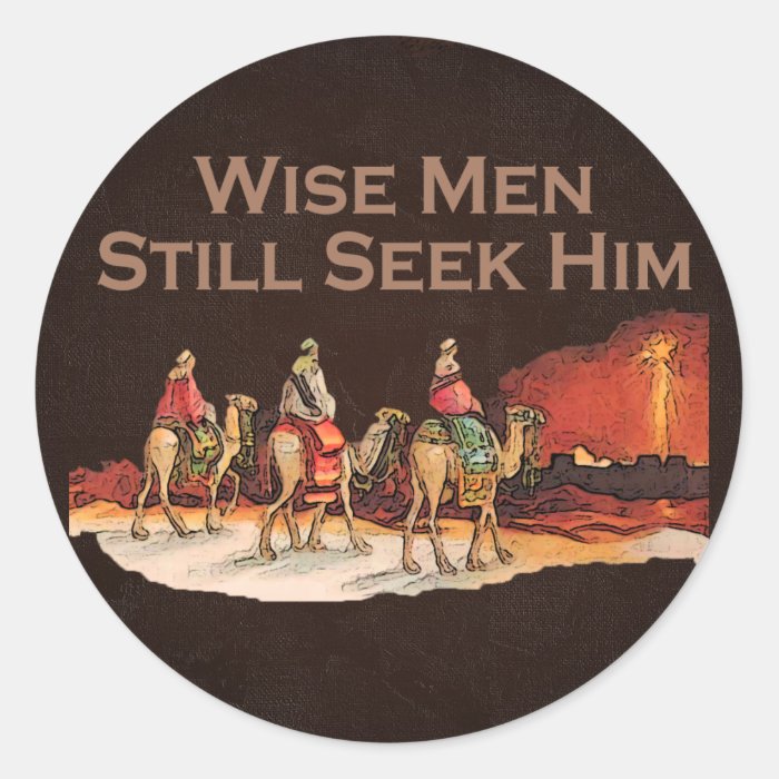 Wise Men Still Seek Him, Christmas Stickers