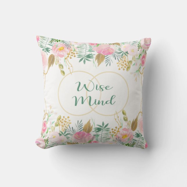 Wise Mind Pillow (Front)