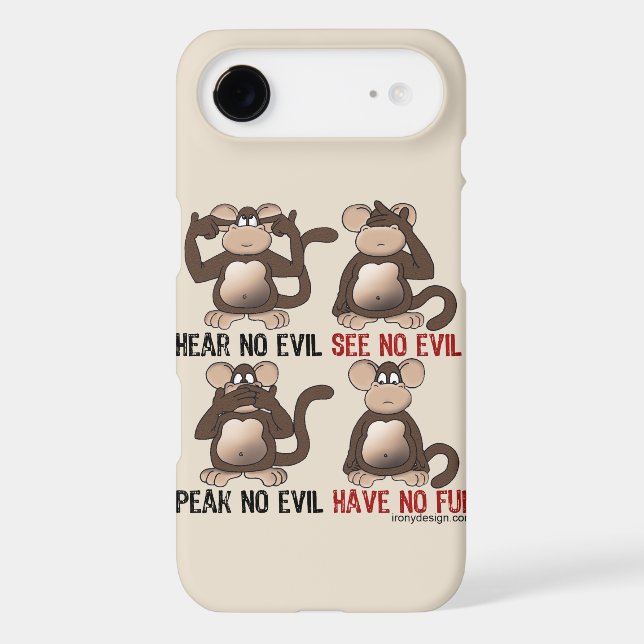 Wise Monkeys Humour Case-Mate Samsung Galaxy Case (Back)