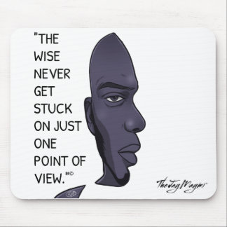"Wise" Mouse Pad