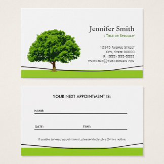 tree service business cards