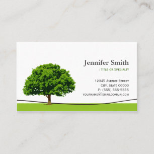 Wise Oak Tree Care Service - Appointment Card