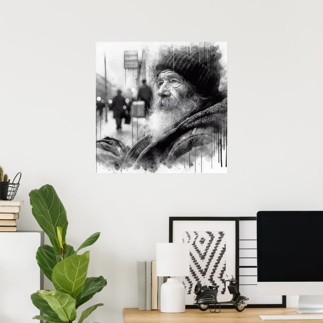 Wise Old Man Poster (Home Office)
