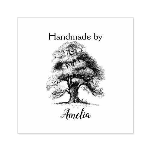 Wise Old Oak Handmade by Rubber Stamp