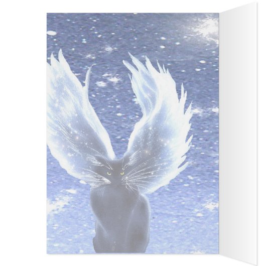 Wise One Fairy Cat Card (Inside (Left))