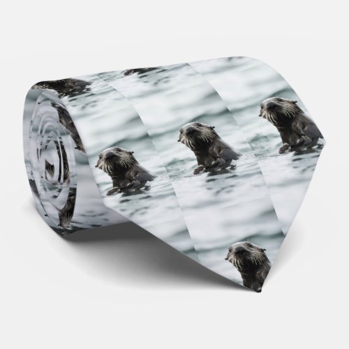 Wise Otter Neck Tie