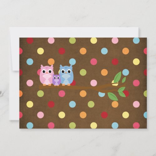 Wise Owl Personalized Invitation