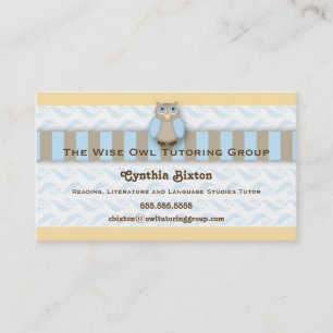Wise Owl Business Card