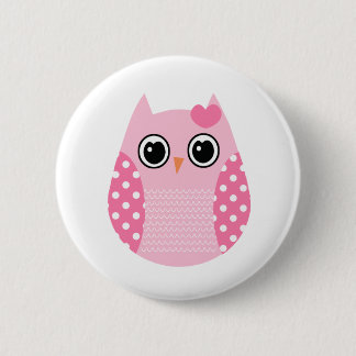 Wise Owl Button