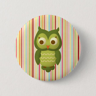 Wise Owl Button