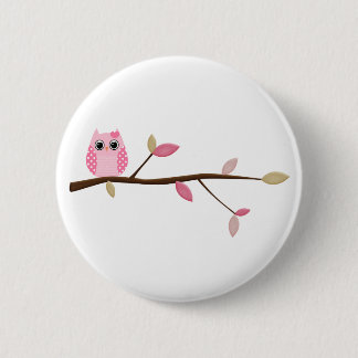 Wise Owl Button