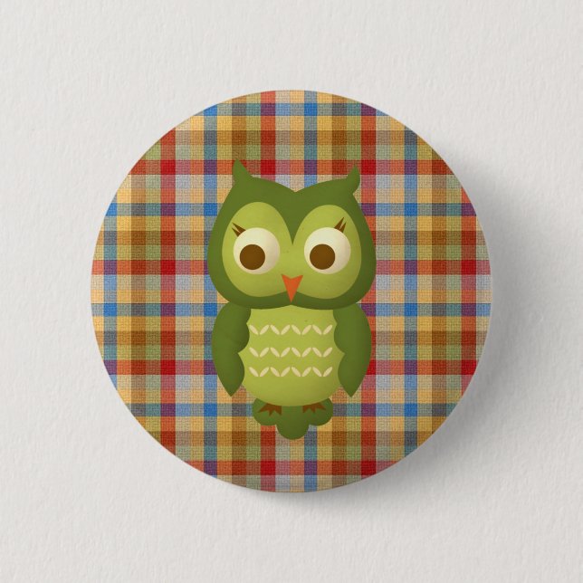 Wise Owl Button (Front)
