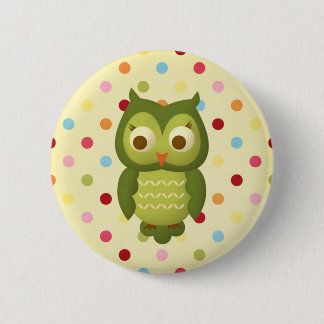 Wise Owl Button