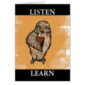 Wise Owl Cards (Front)