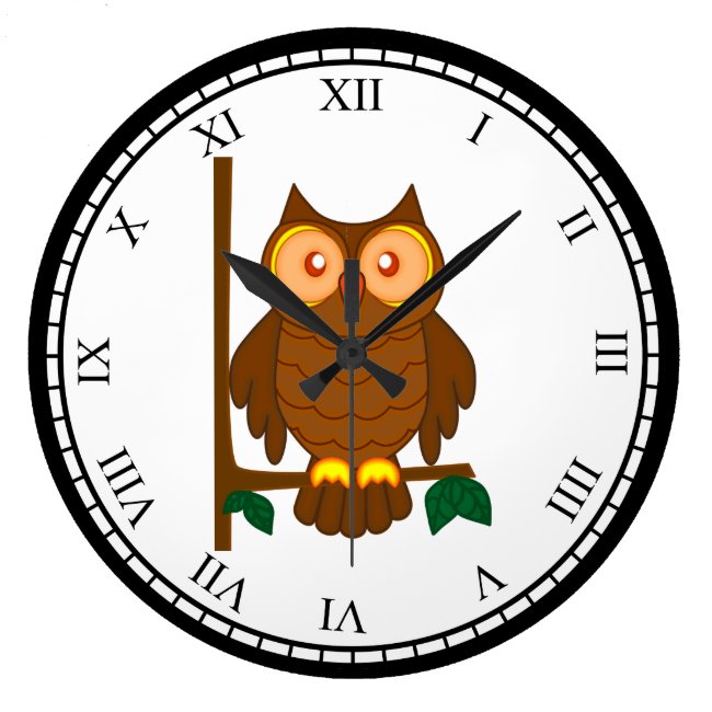 Wise Owl Clock