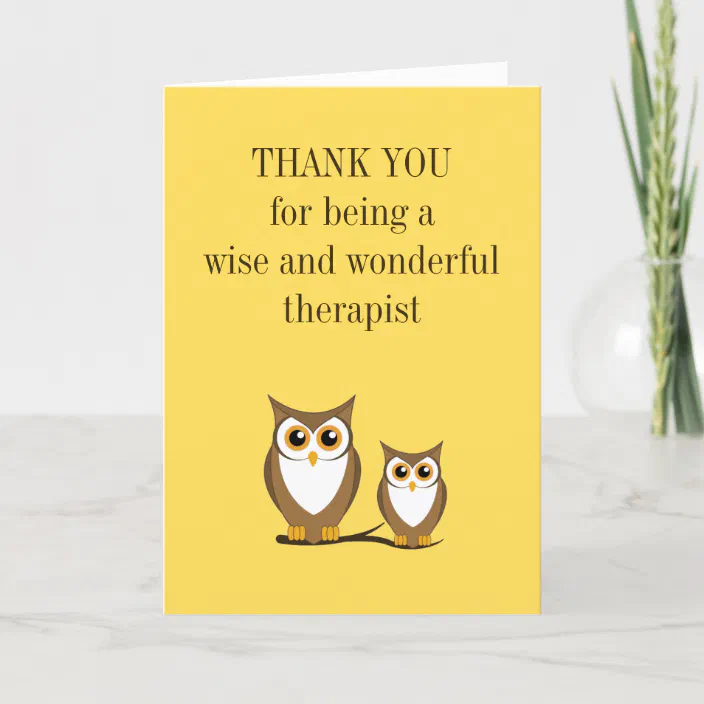 Therapist Unicorn Behavioral Therapist Card Birthday Card for Behavioral Therapist Therapist Gift Personalized Therapy Greetings Card