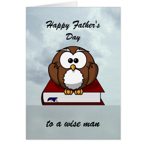 Wise Owl Fathers Day