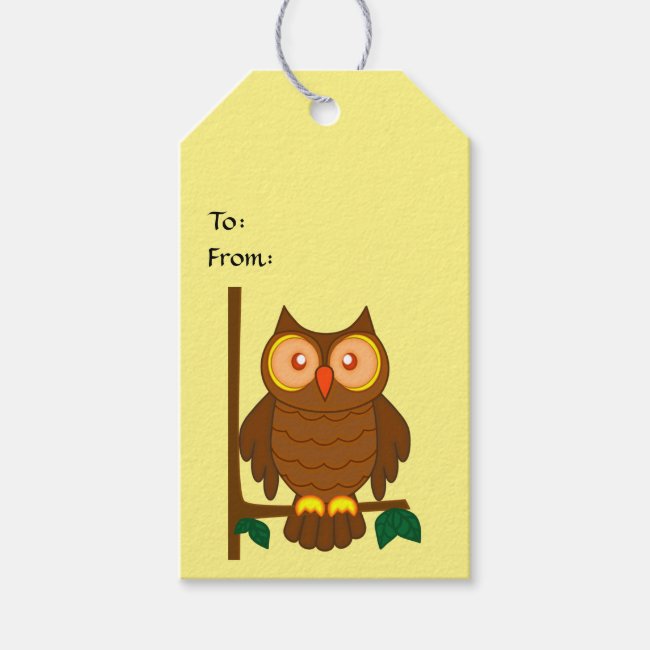 Wise Owl Gift Tags