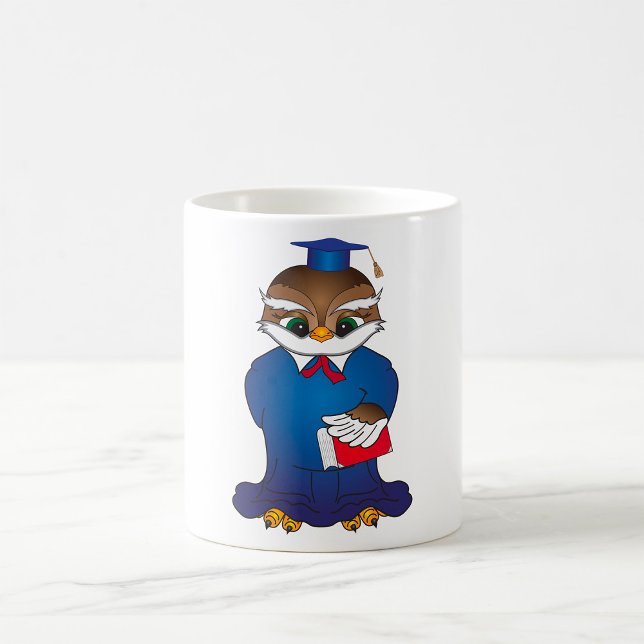 Wise Owl Graduation Cute Scholar Bird  Coffee Mug (Creator Uploaded)