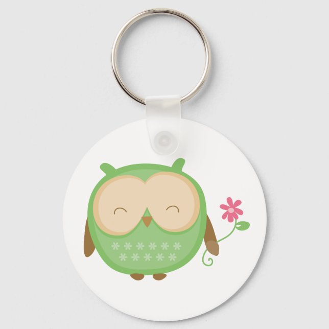 Wise Owl Keychain (Front)