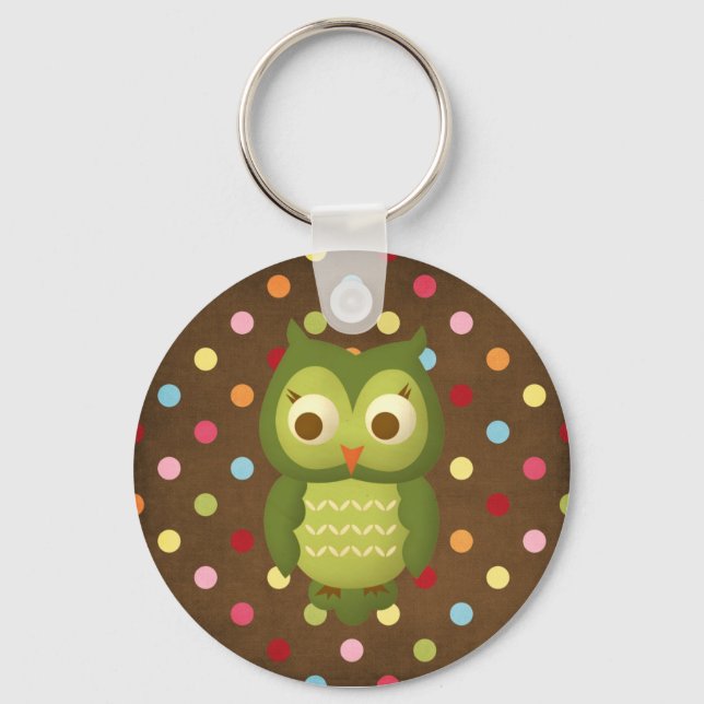 Wise Owl Keychain (Front)