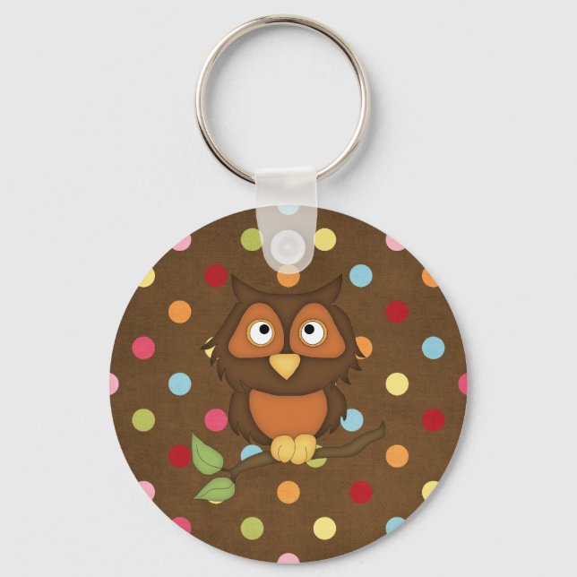 Wise Owl Keychain (Front)