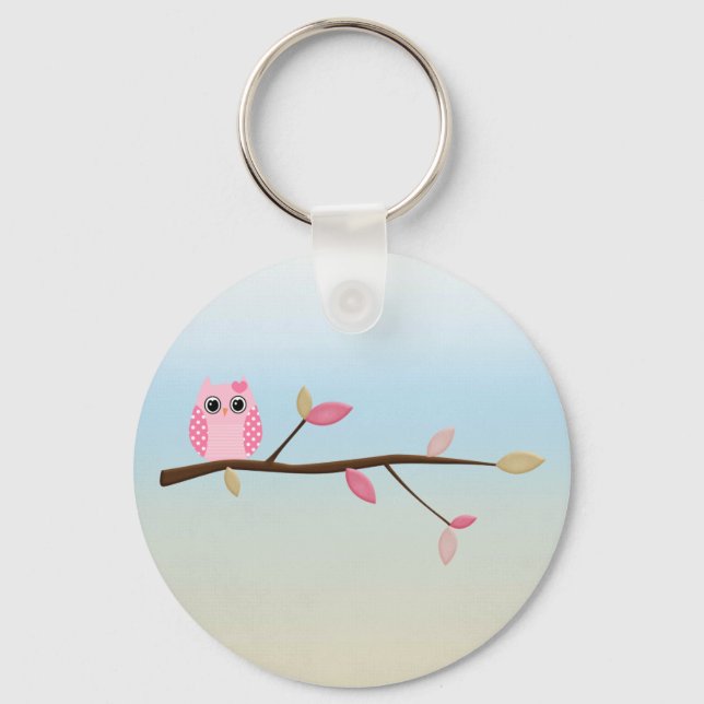 Wise Owl Keychain (Front)