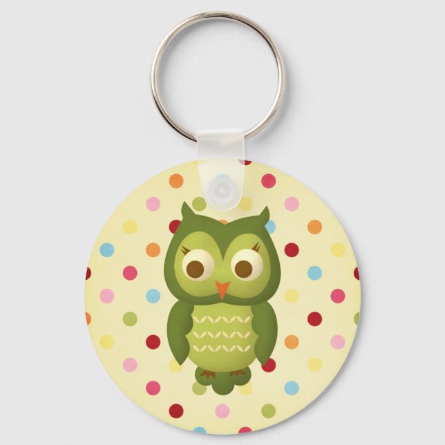 Wise Owl Keychain (Front)