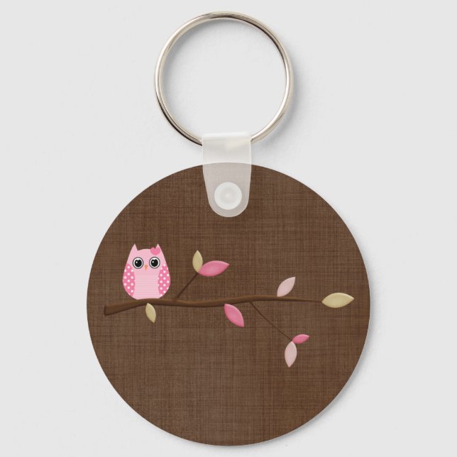 Wise Owl Keychain (Front)