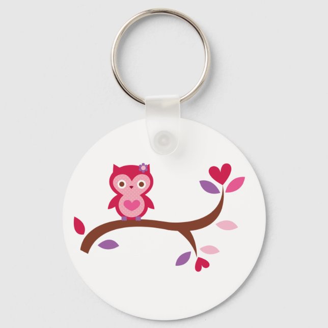 Wise Owl Keychain (Front)