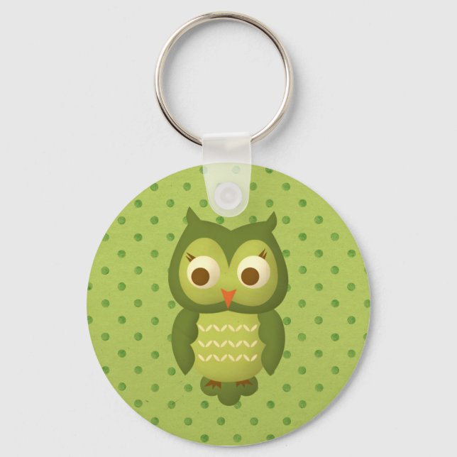 Wise Owl Keychain (Front)