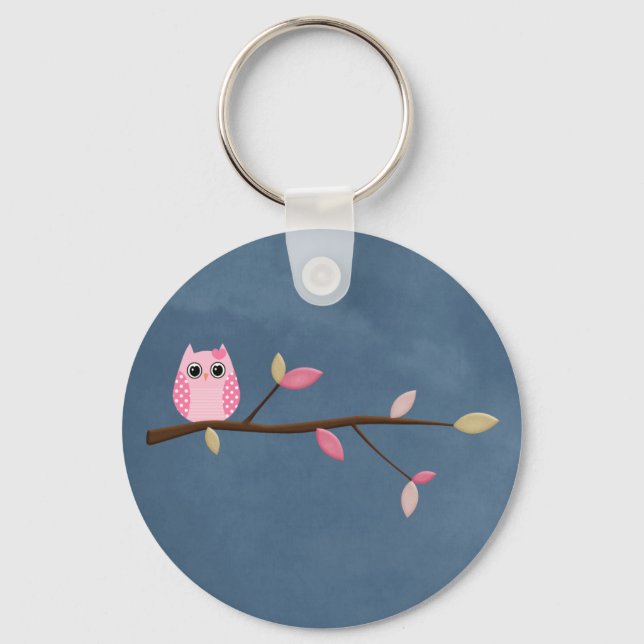 Wise Owl Keychain (Front)