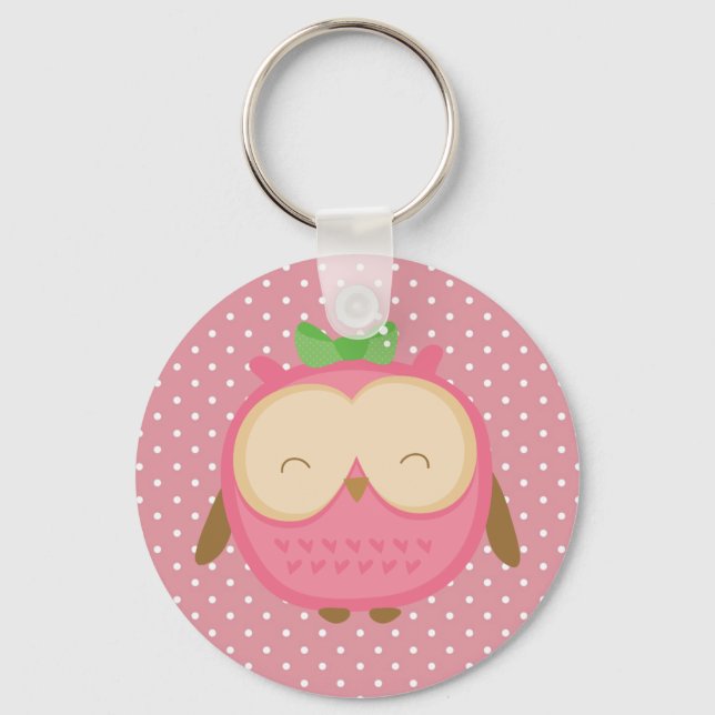 Wise Owl Keychain (Front)