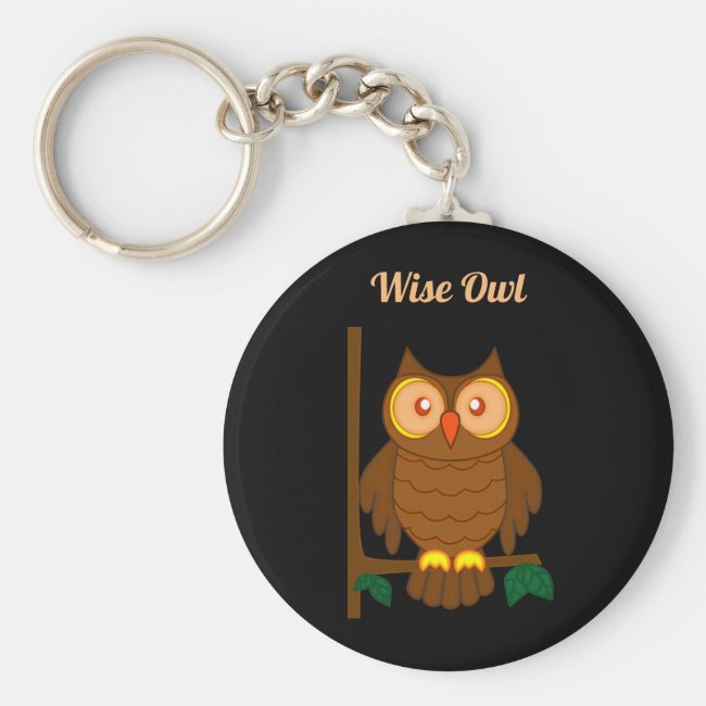 Wise Owl Keychain