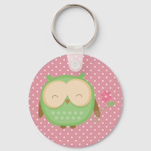 Wise Owl Keychain