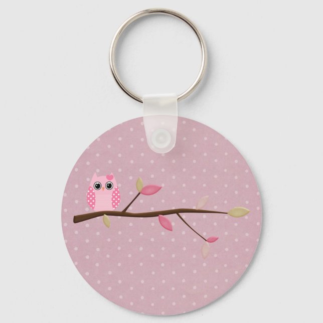 Wise Owl Keychain (Front)