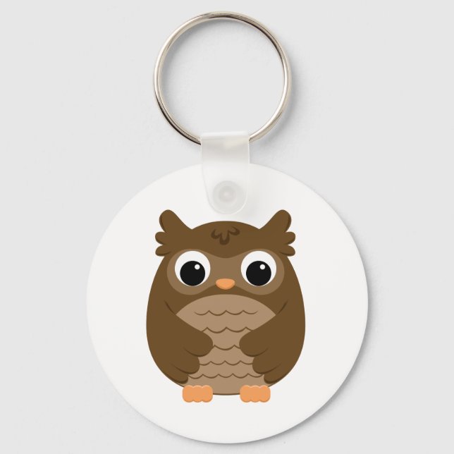 Wise Owl Keychain (Front)