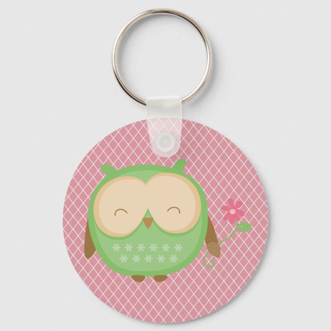 Wise Owl Keychain (Front)