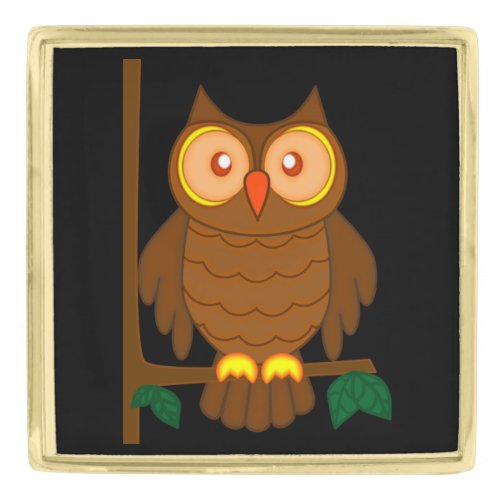 Wise Owl Lapel Pin