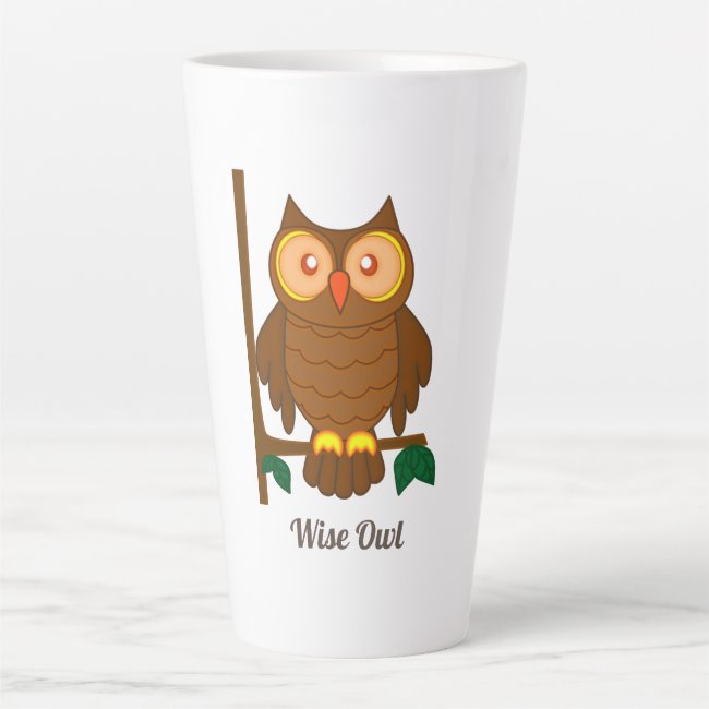 Wise Owl Latte Mug