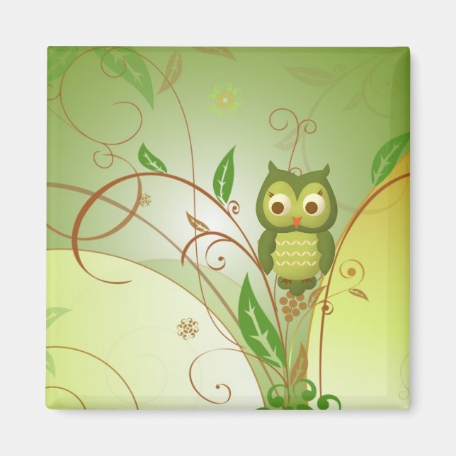 Wise Owl Magnet (Front)