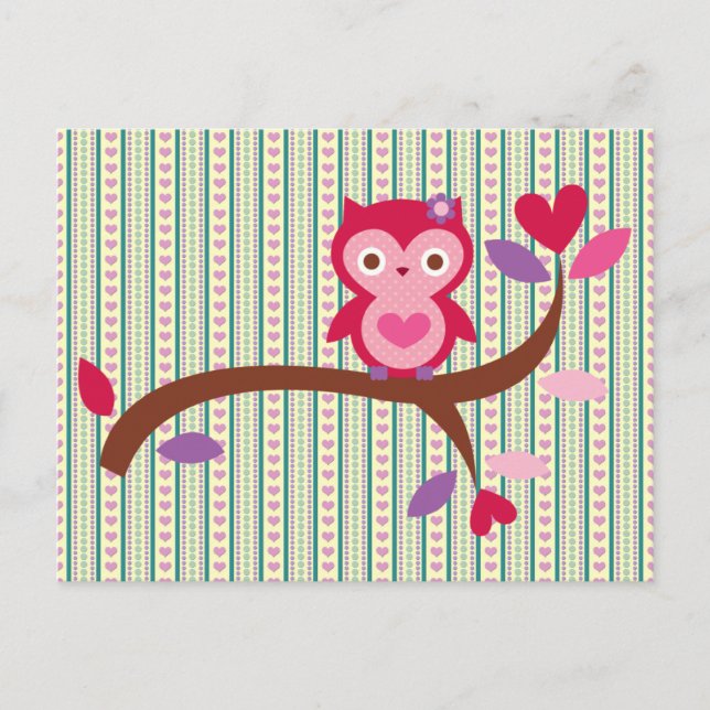 Wise Owl Postcard (Front)