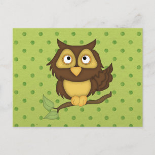 Wise Owl Postcard