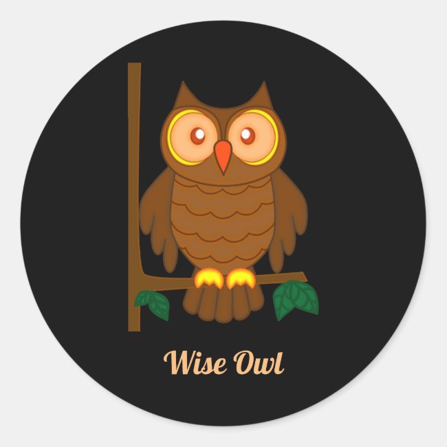 Wise Owl Stickers