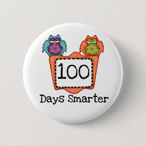 Wise Owls 100 Days Smarter Button