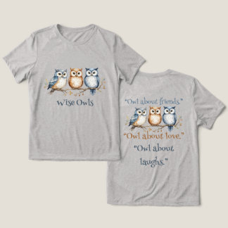 Wise Owls Tri-Blend Shirt
